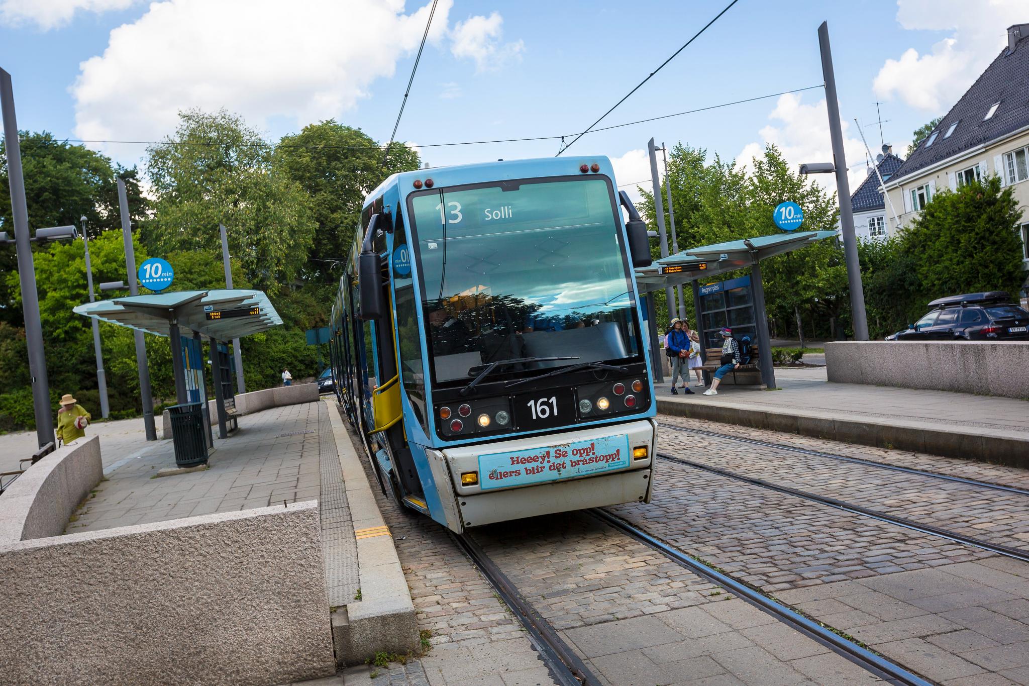 Nærområde: Frogner Plass.
